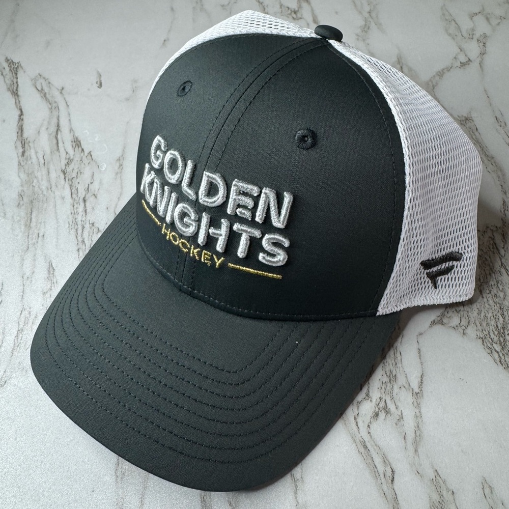 Fanatics Authentic Pro NHL Trucker Cap in Black, White & Gray